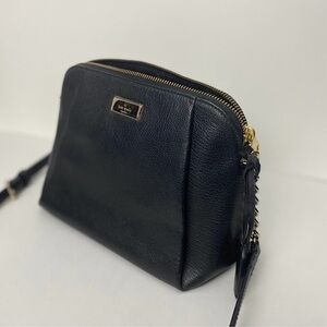 Kate Spade Small Leather Cross-Body Purse Handbag, Black